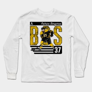 Patrice Bergeron Boston City Long Sleeve T-Shirt